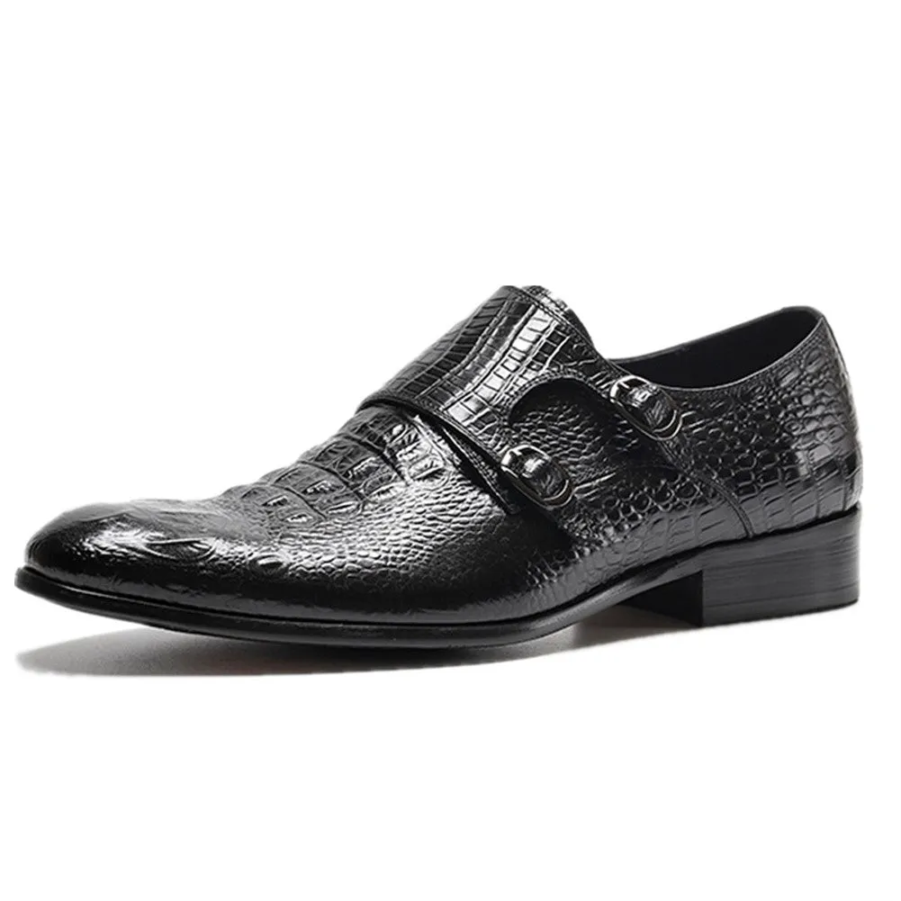 Pointed Monk Strap Oxford for Men