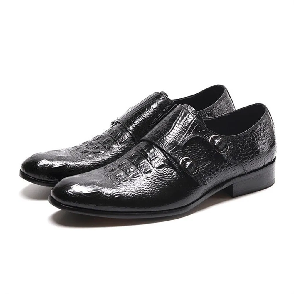 Pointed Monk Strap Oxford for Men