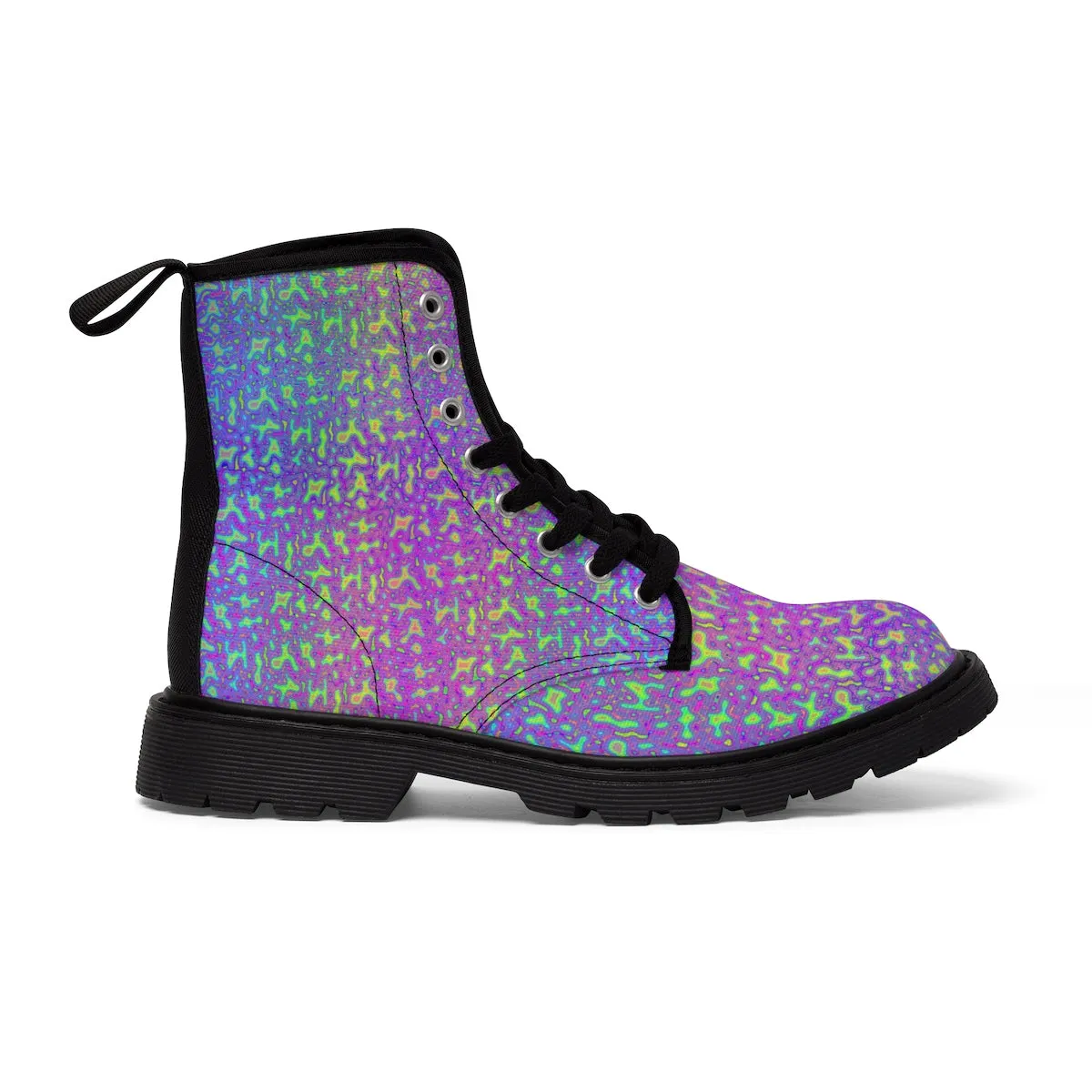 Psychedelic Mess Women's Martin Boots