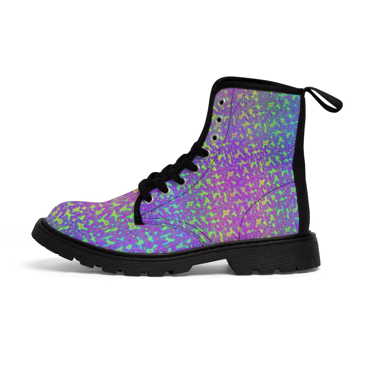 Psychedelic Mess Women's Martin Boots