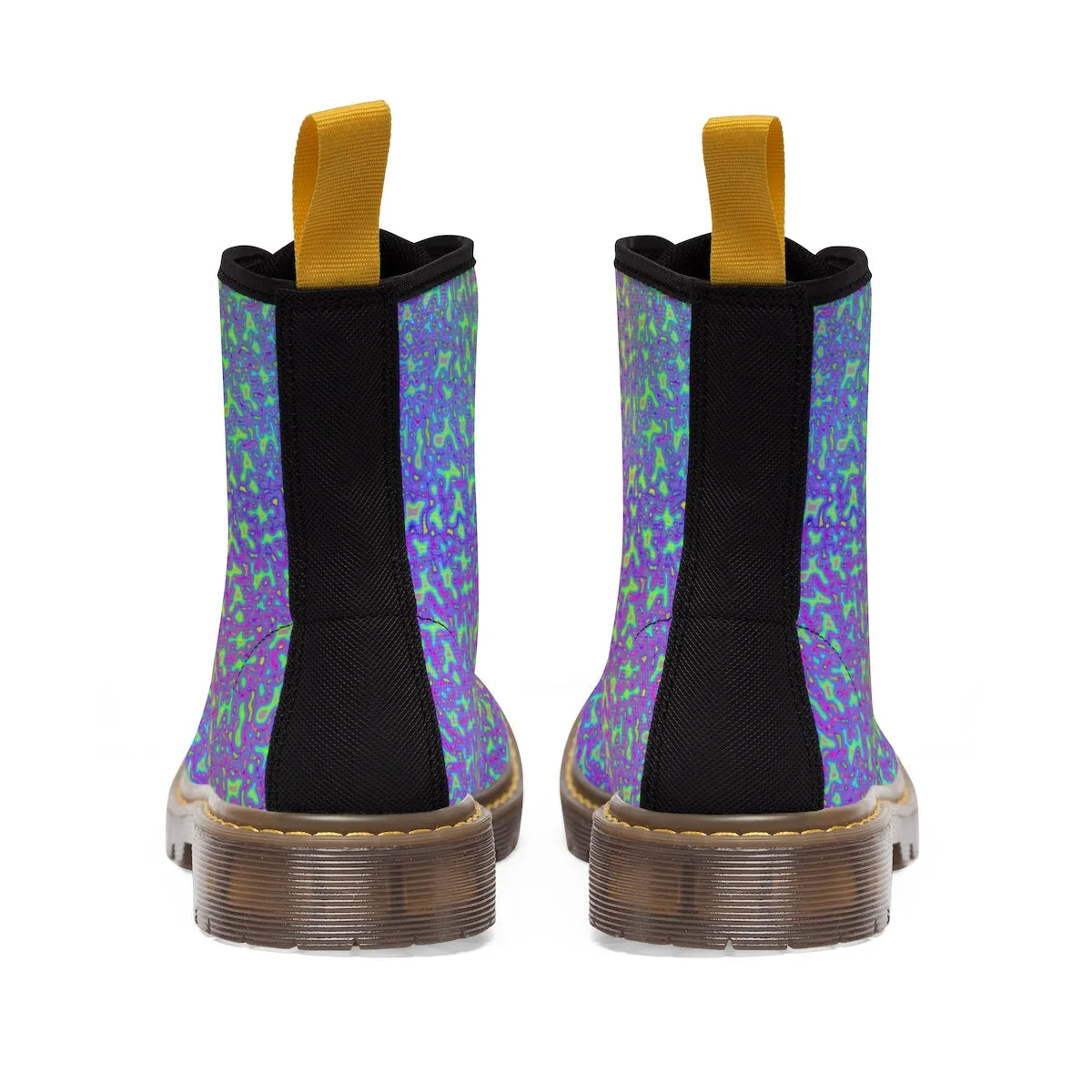 Psychedelic Mess Women's Martin Boots