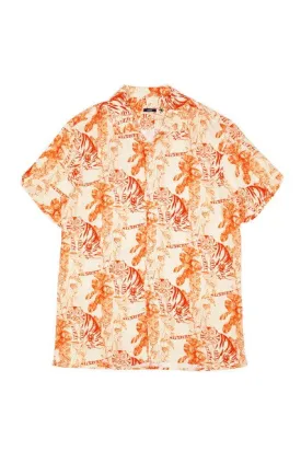 Rosseau Orange Tigers Printed Shirt