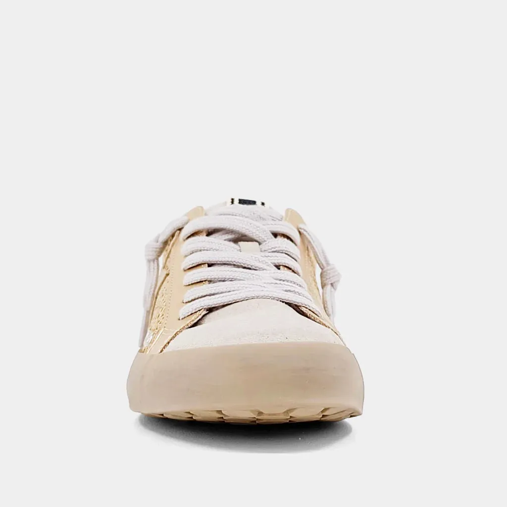 Shu Shop Paula Sneaker Gold Woven