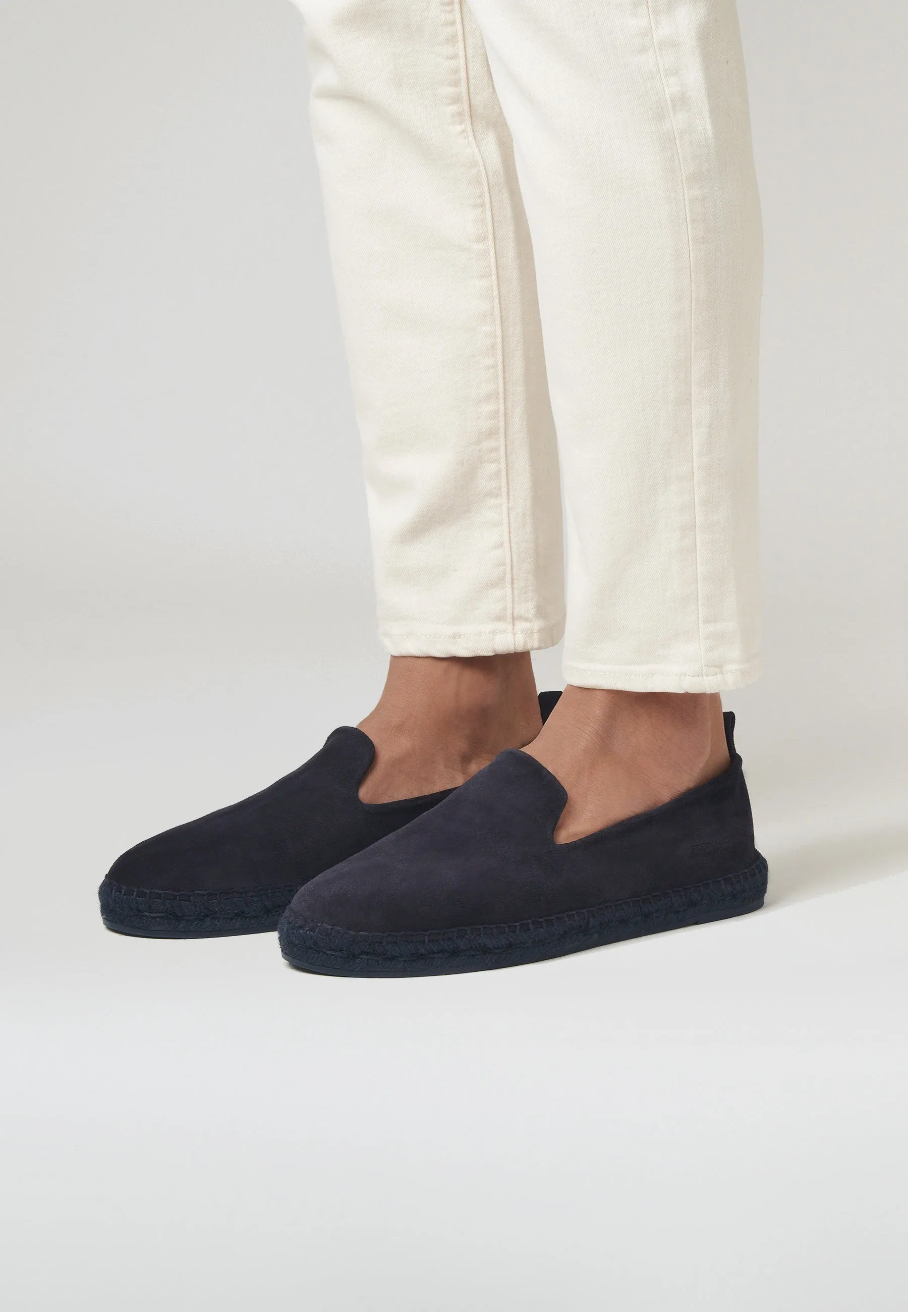 Slippers - Bleu Suede