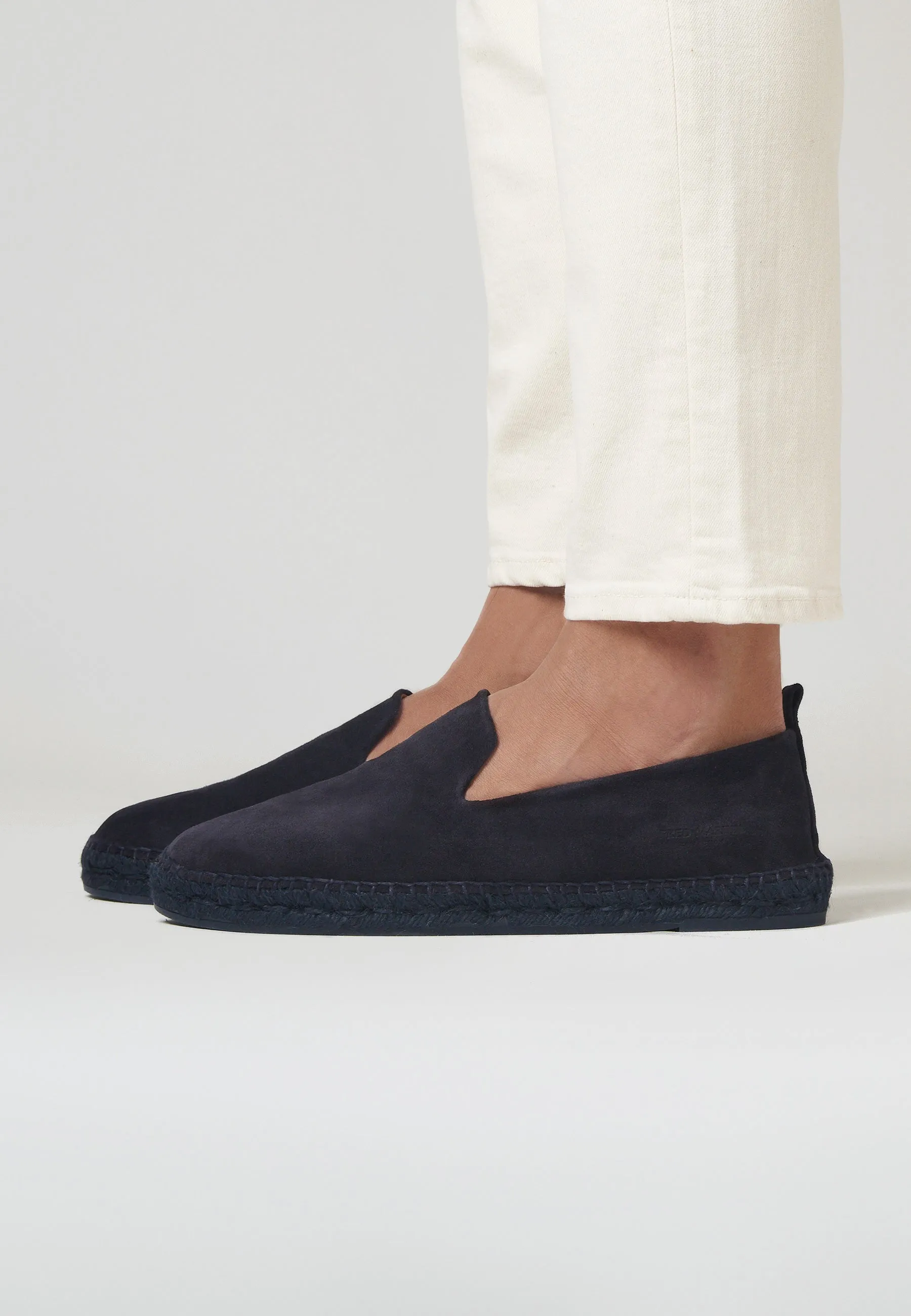 Slippers - Bleu Suede