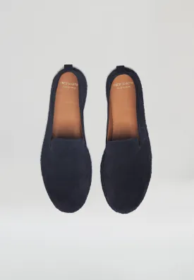 Slippers - Bleu Suede