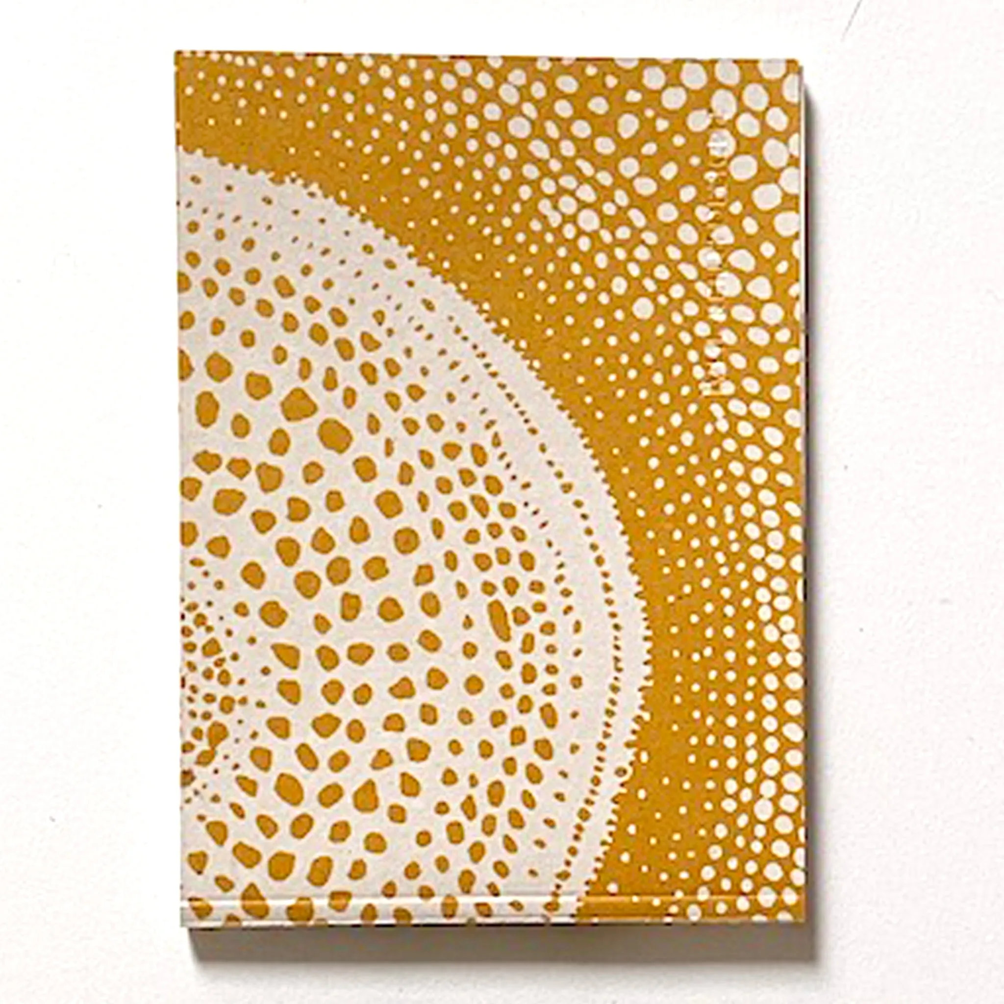 'Small Dots' Hand Printed A6 note book