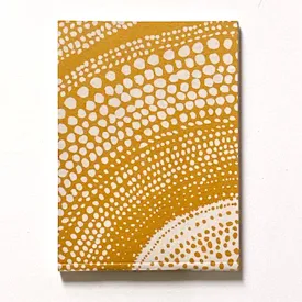 'Small Dots' Hand Printed A6 note book