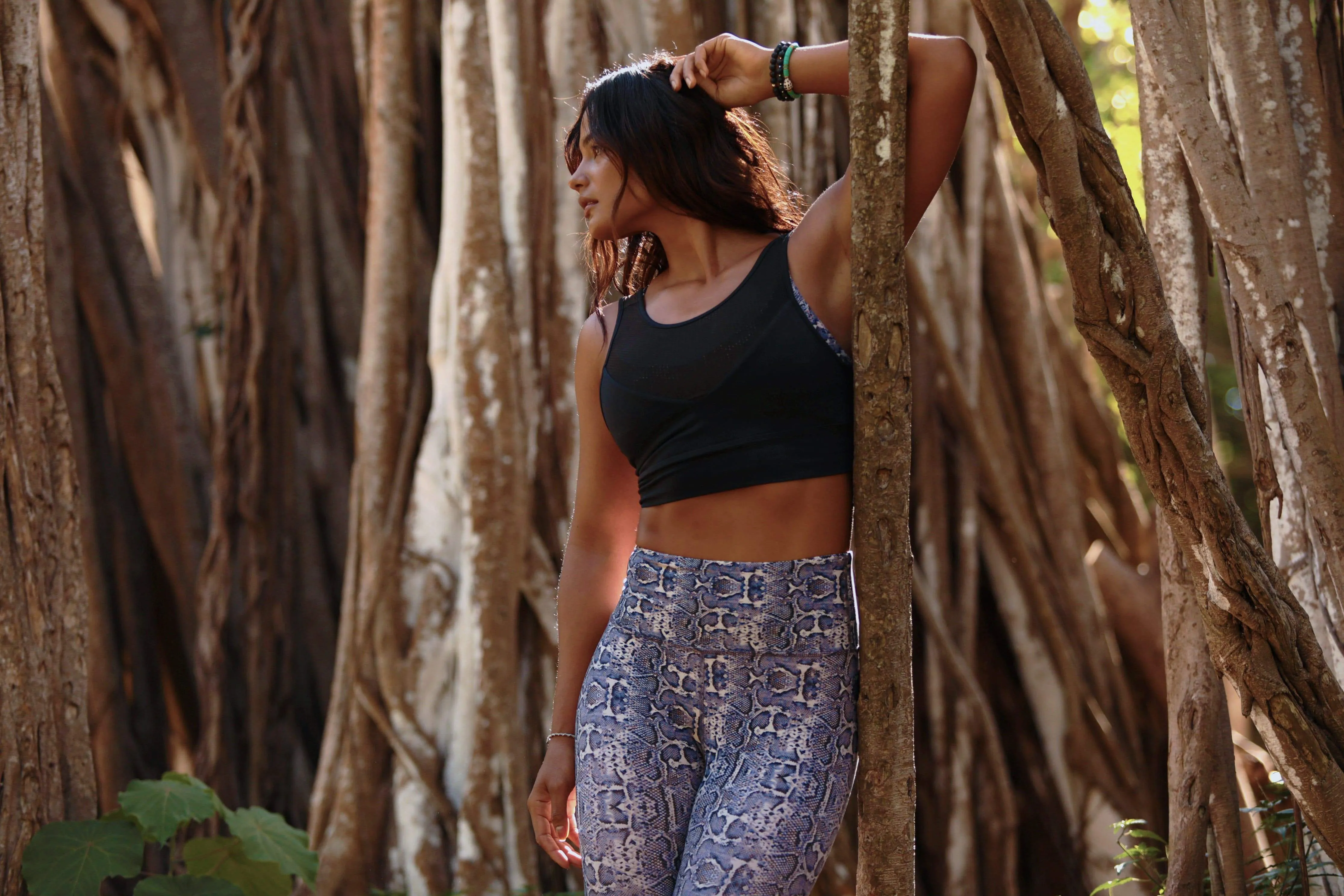 Snake Skin | Kailani High Waist Capri