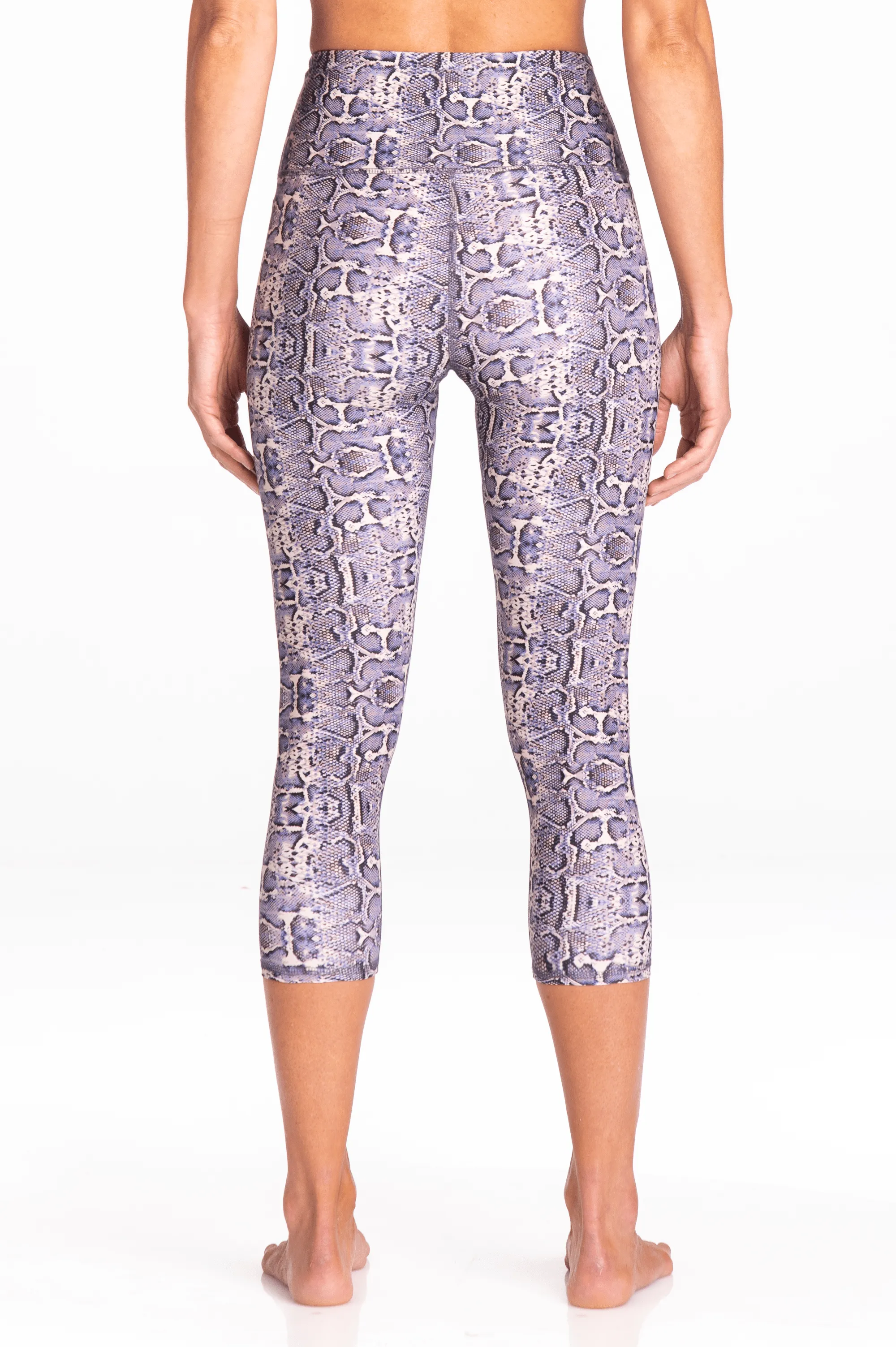 Snake Skin | Kailani High Waist Capri