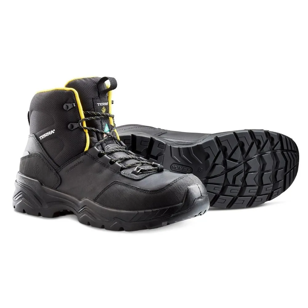 Terra Conway Men's Composite Toe Waterproof Hiker 6" Work Boot TR0A4NS4BLK - Black