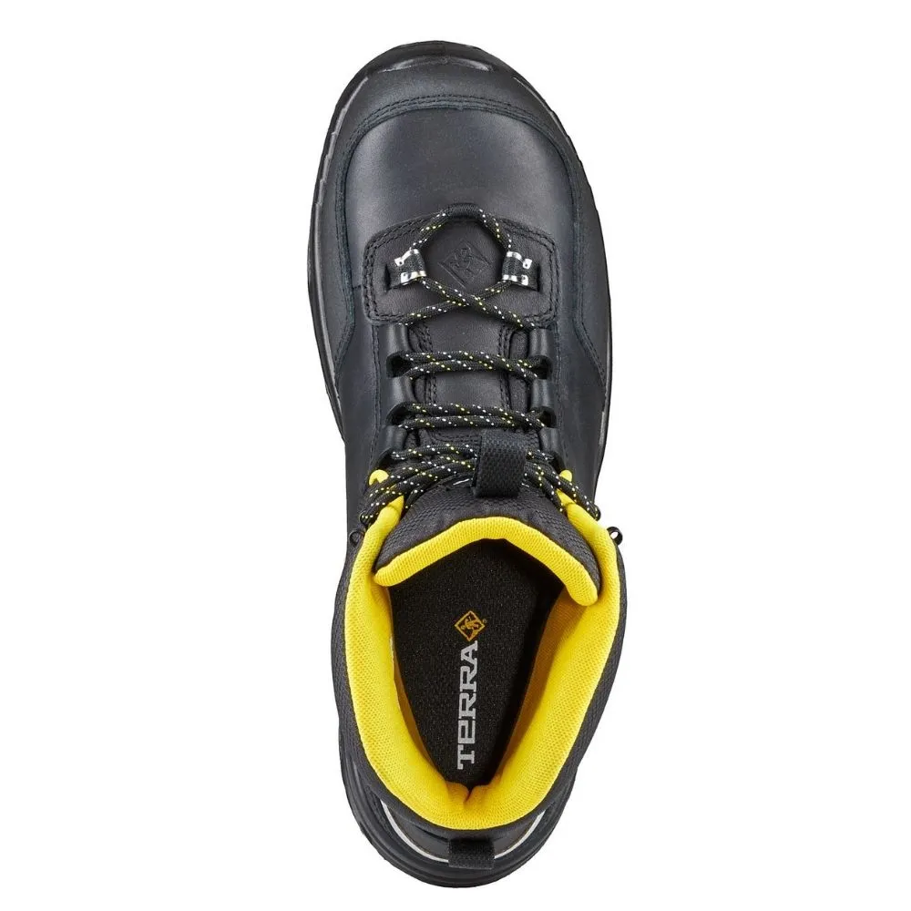 Terra Conway Men's Composite Toe Waterproof Hiker 6" Work Boot TR0A4NS4BLK - Black