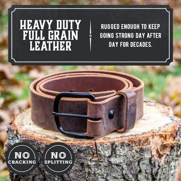 The Bootlegger Leather Belt