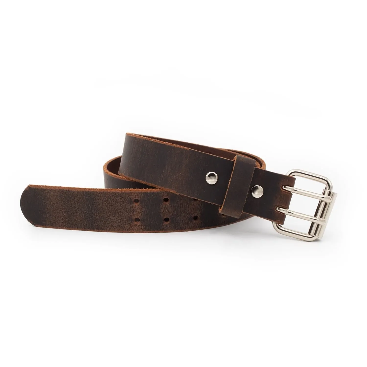 The Double Down Belt Rustic Leather Belt