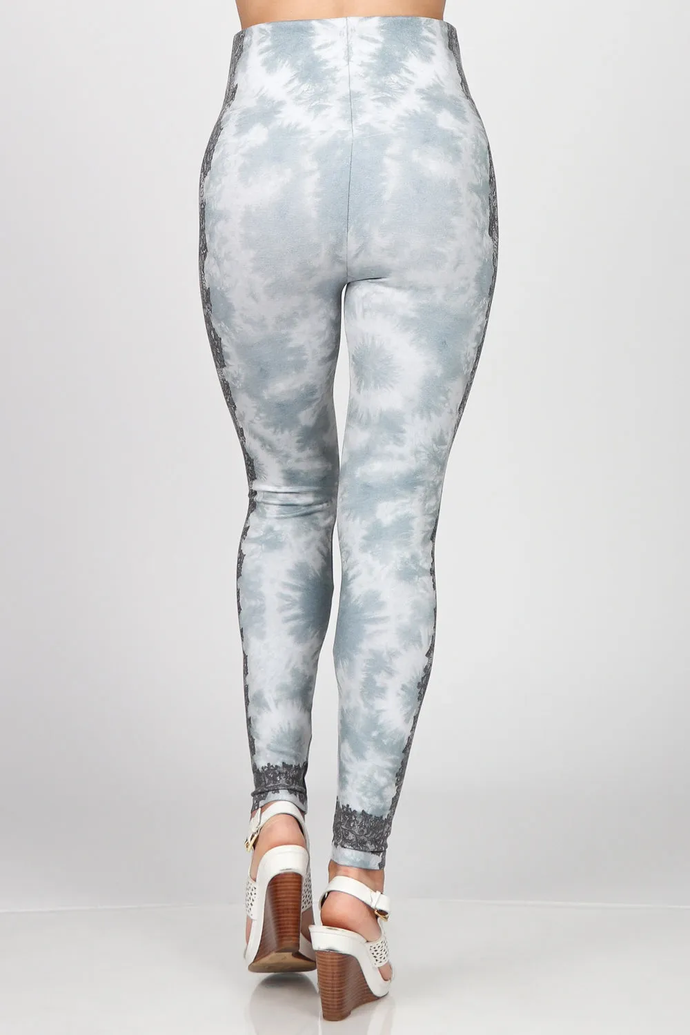 Victorian Lace Tie Dye Leggings