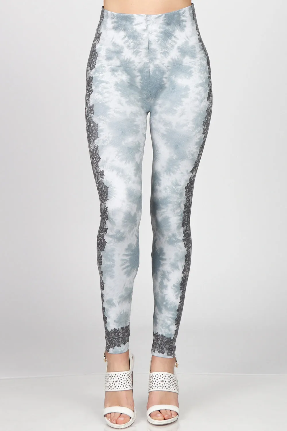 Victorian Lace Tie Dye Leggings