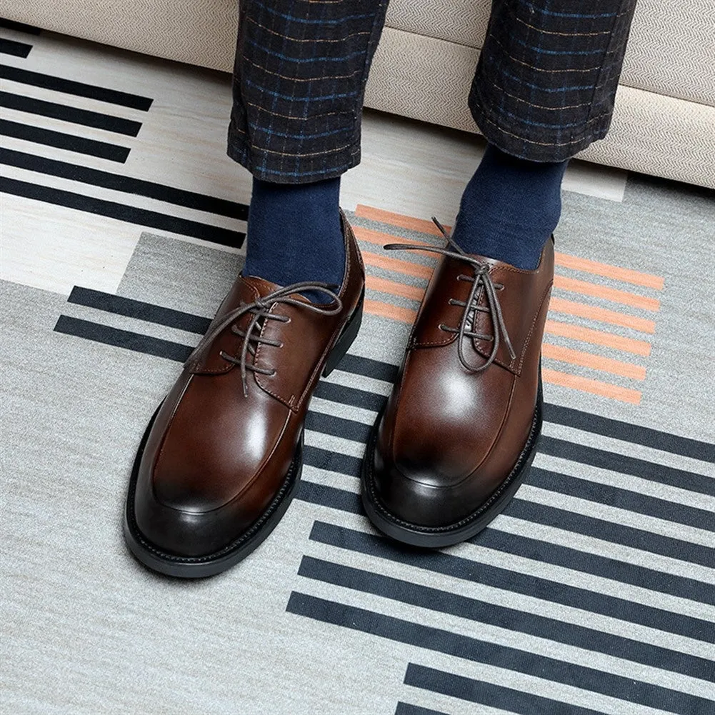 Waterproof Lace Up Genuine Leather Oxford for Men