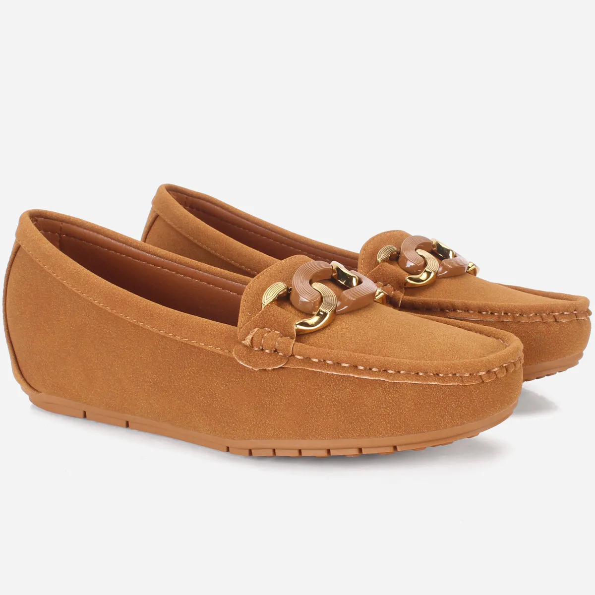 Womens "KADENCE" Low Wedge Moccasins