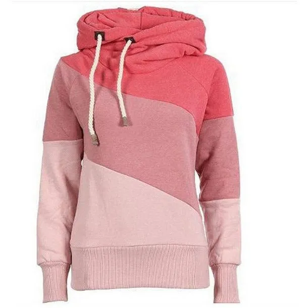 Womens Three Colour Shades Hoodie